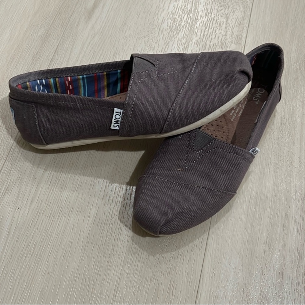 TOMS Men's Slip-On Loafers - Dark Brown